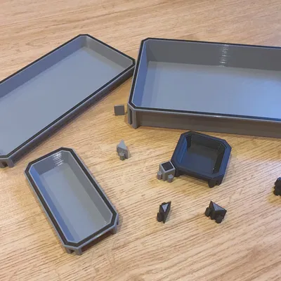 Khay để bàn mô-đun có tham số điều chỉnh