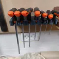Giá đỡ chìa khóa Allen treo tường cho xưởng làm việc - Thumbnail 1