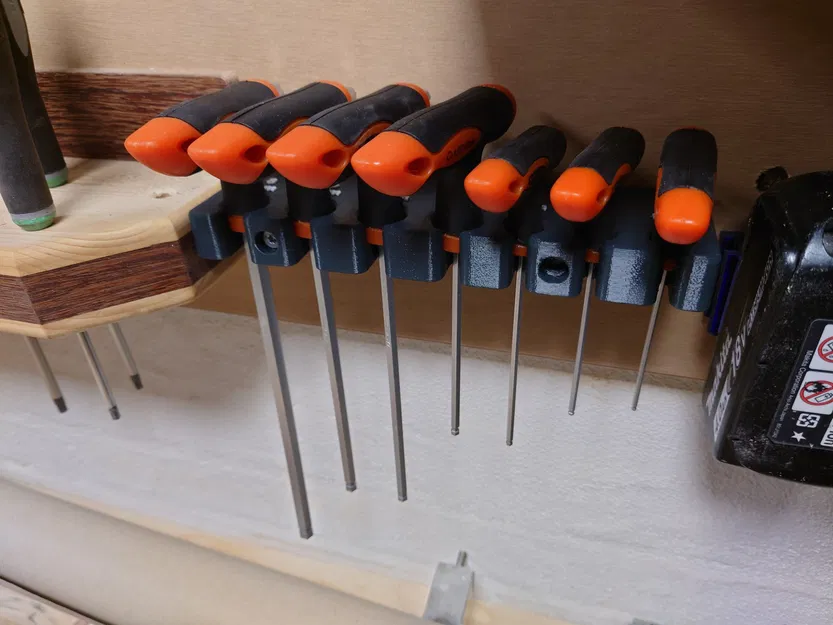 Giá đỡ chìa khóa Allen treo tường cho xưởng làm việc - Image 3