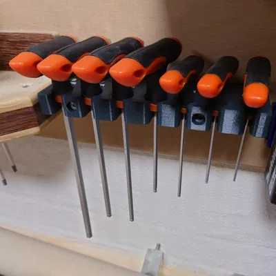 Giá đỡ chìa khóa Allen treo tường cho xưởng làm việc