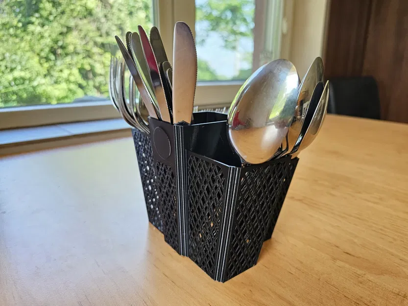 Rây/giá đỡ đồ dùng bằng bạc phong cách Artdeco - Image 3