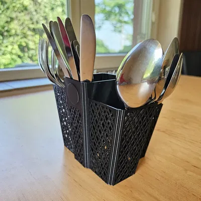 Rây/giá đỡ đồ dùng bằng bạc phong cách Artdeco