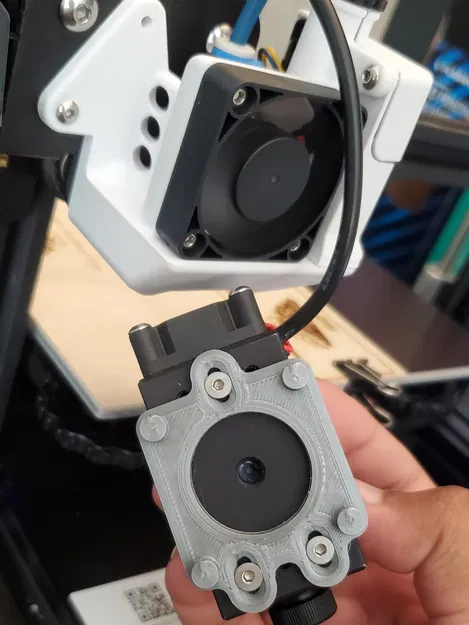 Giá đỡ laser cho mô-đun Creality Laser và quạt Red Squirrel - Image 3