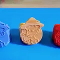 Nhẫn khăn quàng cổ Scout woggle với BP (Baden Powell) - Thumbnail 2