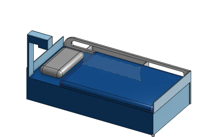 Giường in 3D với thiết kế độc đáo và chất liệu bền chắc - Image 1