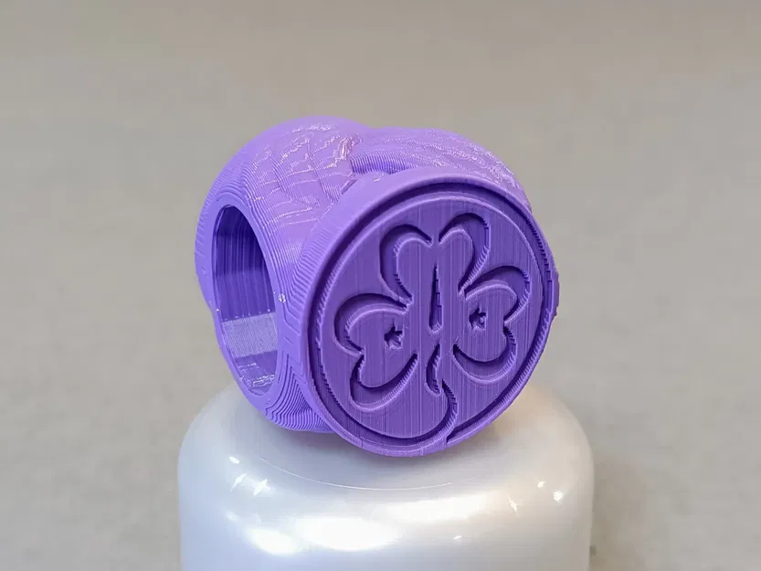 Vòng khăn cổ Wagggs Scout với biểu tượng fleur-de-lis và trefoil - Image 4