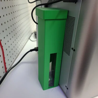 Thùng rác Bambu X1C có cửa sổ trong suốt