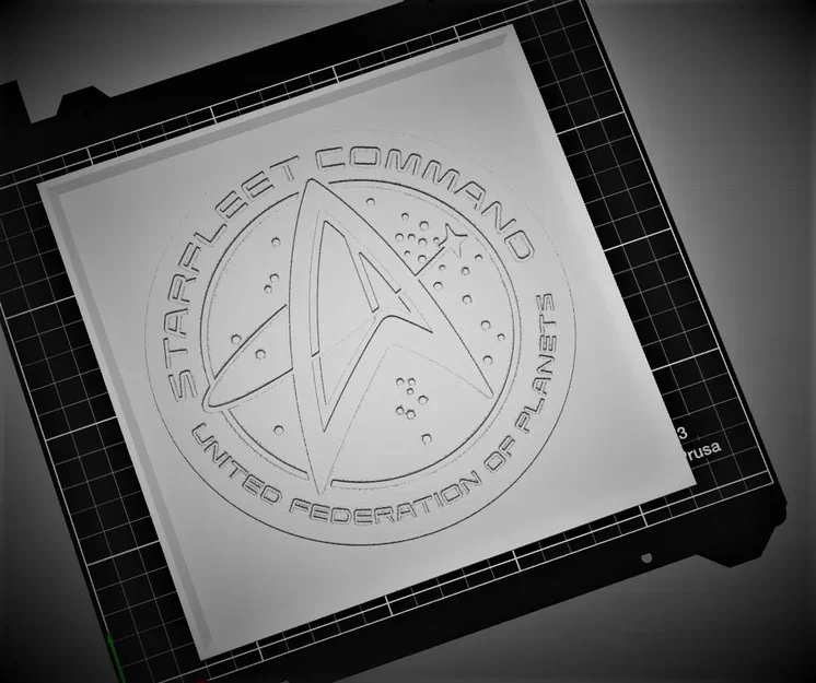 Mô hình lithophane Starfleet Command kích thước lớn - Image 1