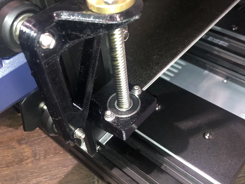 Khối đỡ dưới đã chỉnh sửa với khe hở cho máy in 3D - Image 1