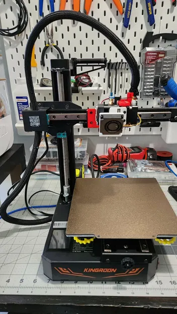 Giá đỡ cho đầu đùn Biqu H2 V2S Revo trên Kingroon KP3S Pro S1 - Image 1