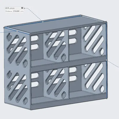 Tủ nhỏ để quản lý đồ dùng trên bàn