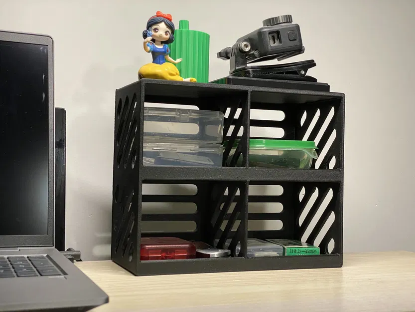 Tủ nhỏ để quản lý đồ dùng trên bàn - Image 4