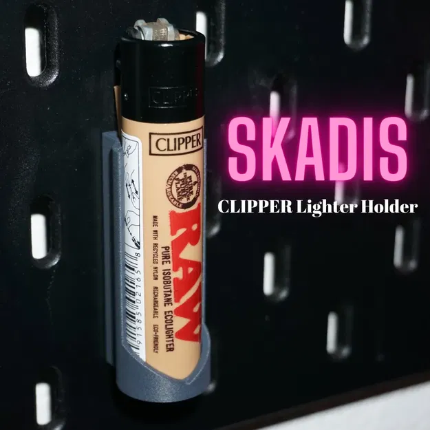 Giá đỡ bật lửa CLIPPER treo tường SKÅDIS - Image 2