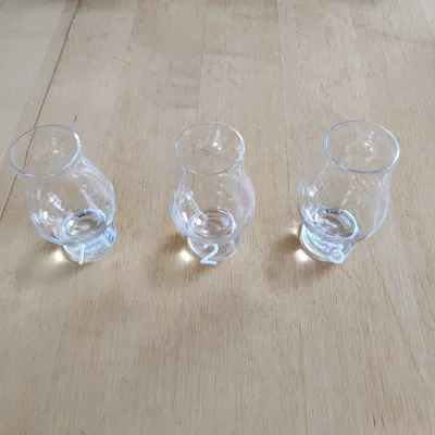 Nhãn thử rượu whisky Glencairn cho ly whisky