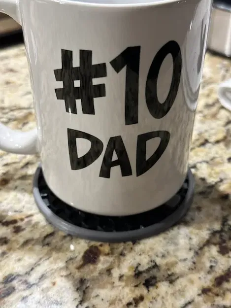 Đế lót ly với biểu tượng bánh răng - Image 2