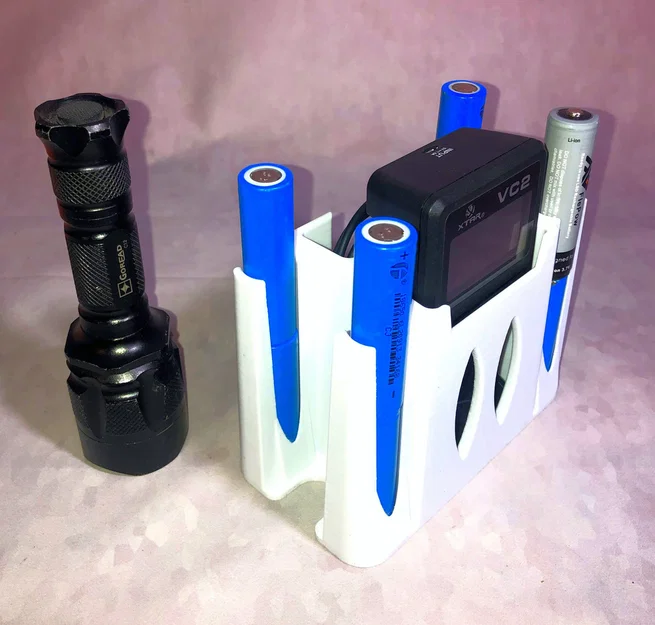 Giá đỡ tổ chức cho bộ sạc pin XTAR VC2 và pin 18650 - Image 7