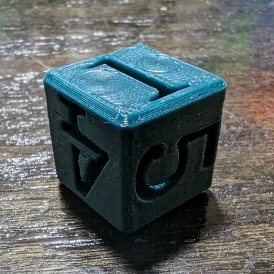 Xúc xắc D6 lỗ xuyên phong cách độc đáo