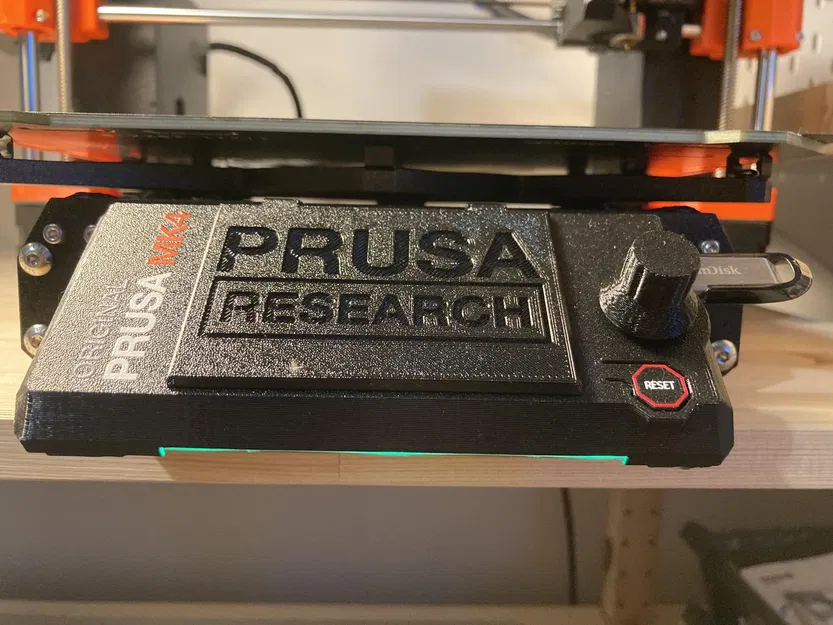 Nắp che chống bụi LCD cho máy in PRUSA MK4 phiên bản remix - Image 1