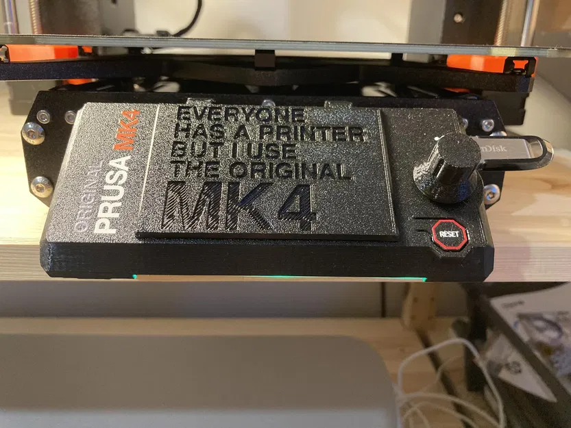 Nắp che chống bụi LCD cho máy in PRUSA MK4 phiên bản remix - Image 2