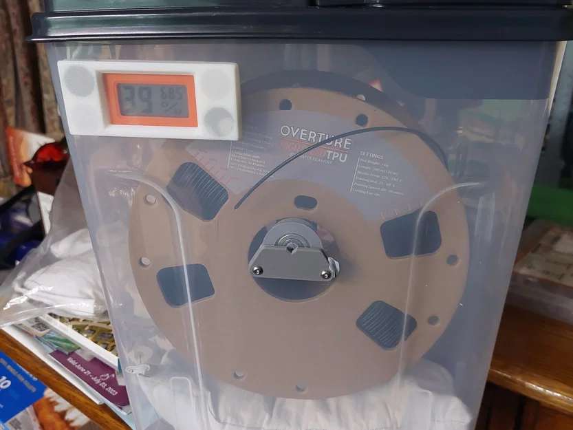 Giá đỡ cuộn filament hộp ngũ cốc với vòng bi 608 - Image 1
