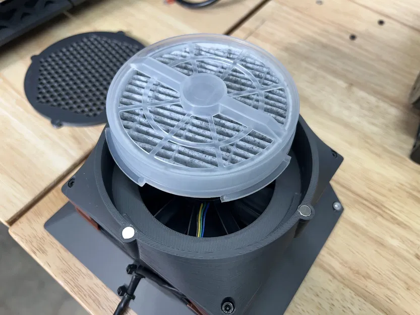 Bộ lọc HEPA Voron 2.4 với nắp từ tính và ren lọc - Image 3