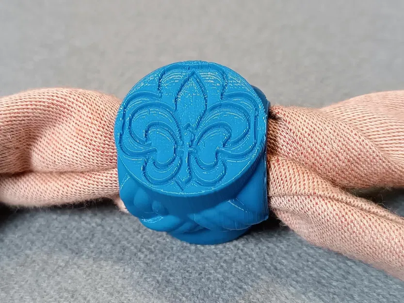 Vòng khăn quàng cổ VCP Wagggs với biểu tượng fleur de lis và tre... - Image 6