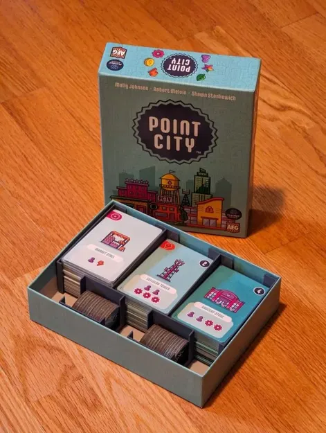 Tổ chức thẻ trong hộp tối giản cho Point City - Image 1