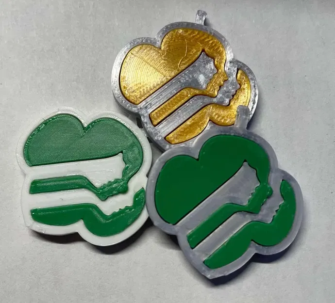 Pin giao dịch Girl Scout với ghim an toàn - Image 1