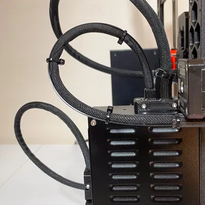 Hỗ trợ giảm căng cho trục X Prusa Mk4 với dây kéo