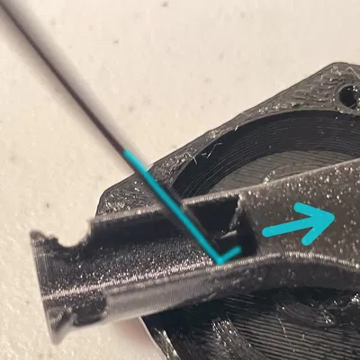 Hỗ trợ giảm căng cho trục X Prusa Mk4 với dây kéo