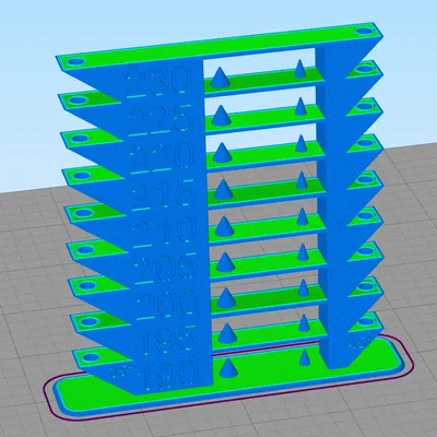 Tháp nhiệt độ tất cả trong một - GCode cho PLA & PETG