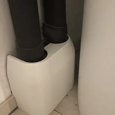 Vỏ ống cho ống thoát KG 120mm trong máy bơm nhiệt nước muối