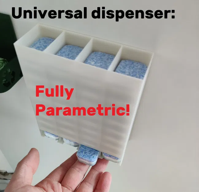 Máy phân phối viên rửa chén đa năng kiểu hình hộp - Image 1