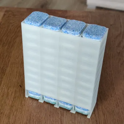 Máy phân phối viên rửa chén đa năng kiểu hình hộp