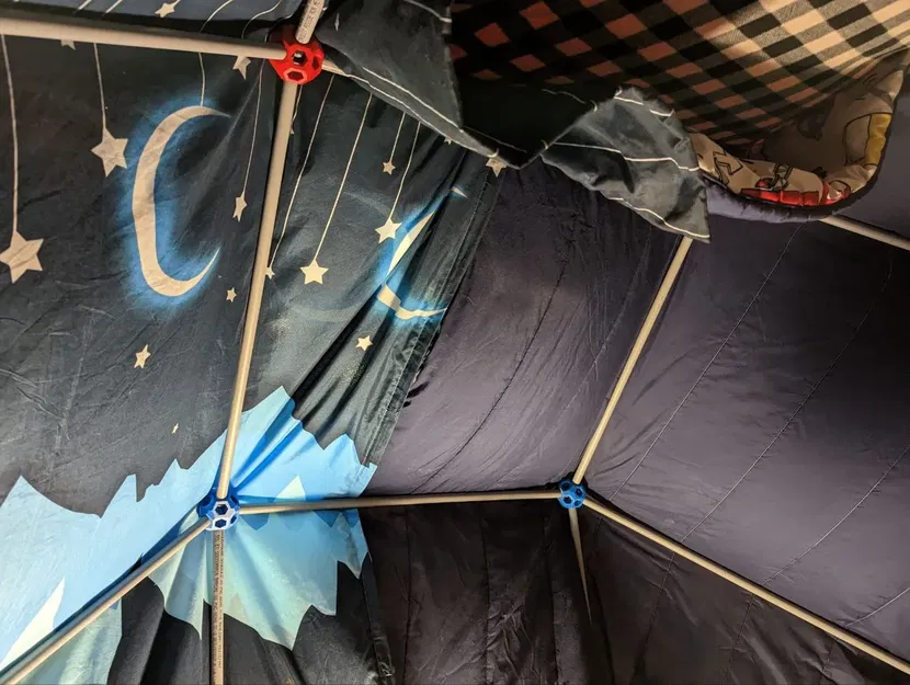 Pháo đài chăn 'Geodesic' - Phiên bản PVC 1/2in - Image 1