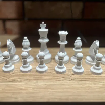 Bộ cờ vua cổ điển thiết kế Fusion 360