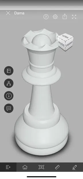 Bộ cờ vua cổ điển thiết kế Fusion 360 - Image 3