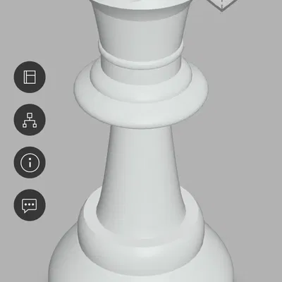 Bộ cờ vua cổ điển thiết kế Fusion 360