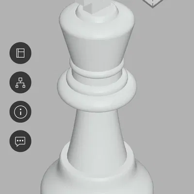 Bộ cờ vua cổ điển thiết kế Fusion 360