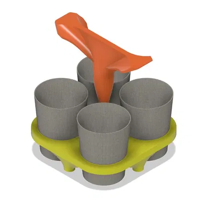 Giá đỡ cốc PLA cho gia đình và bếp