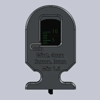 Jauge d'usure cho lốp xe ô tô