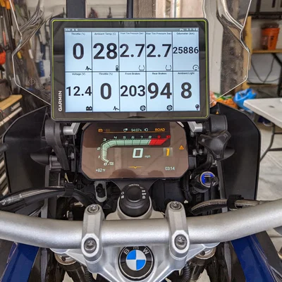 Bộ chuyển đổi Garmin Tread SxS và Overlander cho BMW Nav Bar