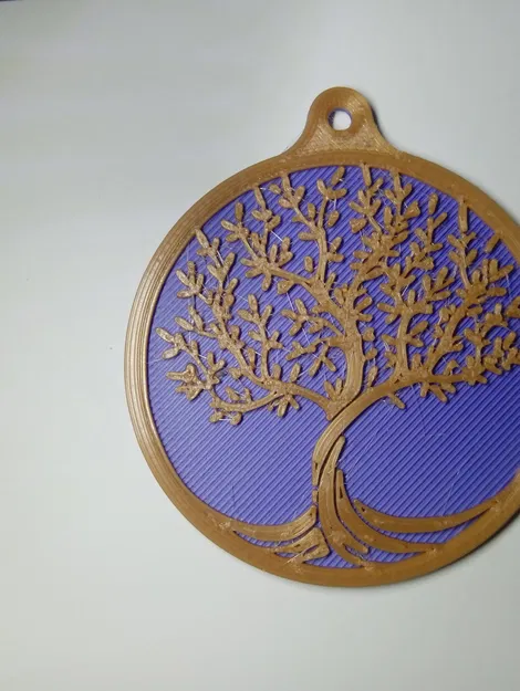 Bùa hộ mệnh Strom života in từ hai màu PLA - Image 1