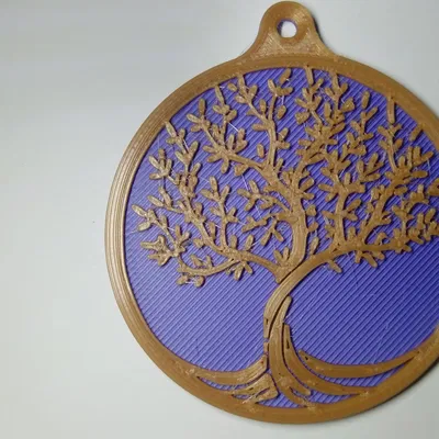 Bùa hộ mệnh Strom života in từ hai màu PLA