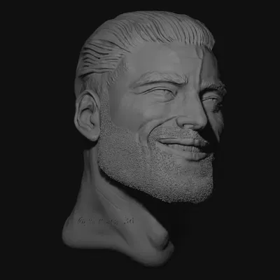 Nhân vật Gigachad phong cách meme 3D