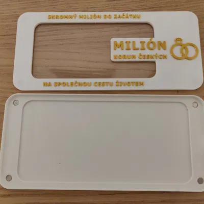 Quà Cưới Remix với Lỗ Gắn Nam Châm 6x3