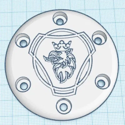 Nắp xe Scania cho tay lái Logitech G29