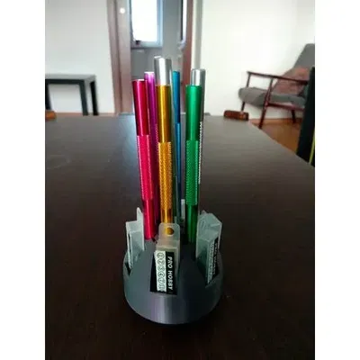 Giá đỡ dao hobby cho 7 dao và 6 hộp lưỡi dự phòng