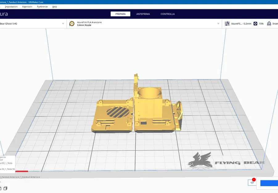 Đầu in kép với quạt cho Flying Bear Ghost 5 có BLTouch tùy chọn - Image 15