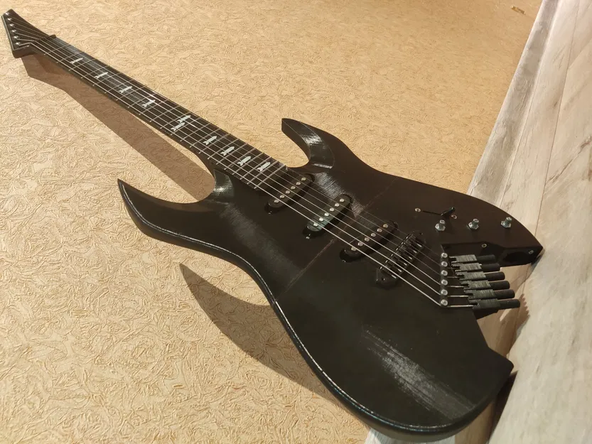 Guitar điện 3D theo phong cách Johnny Silverhand - Image 2